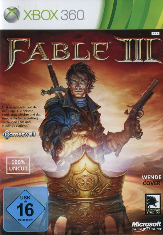 Fable 3 100% Uncut (Wendecover) Xbox 360