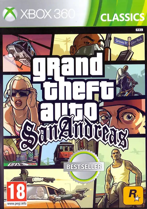 Grand Theft Auto: San Andreas inkl. Poster [Classics, Internationale Version] Xbox 360